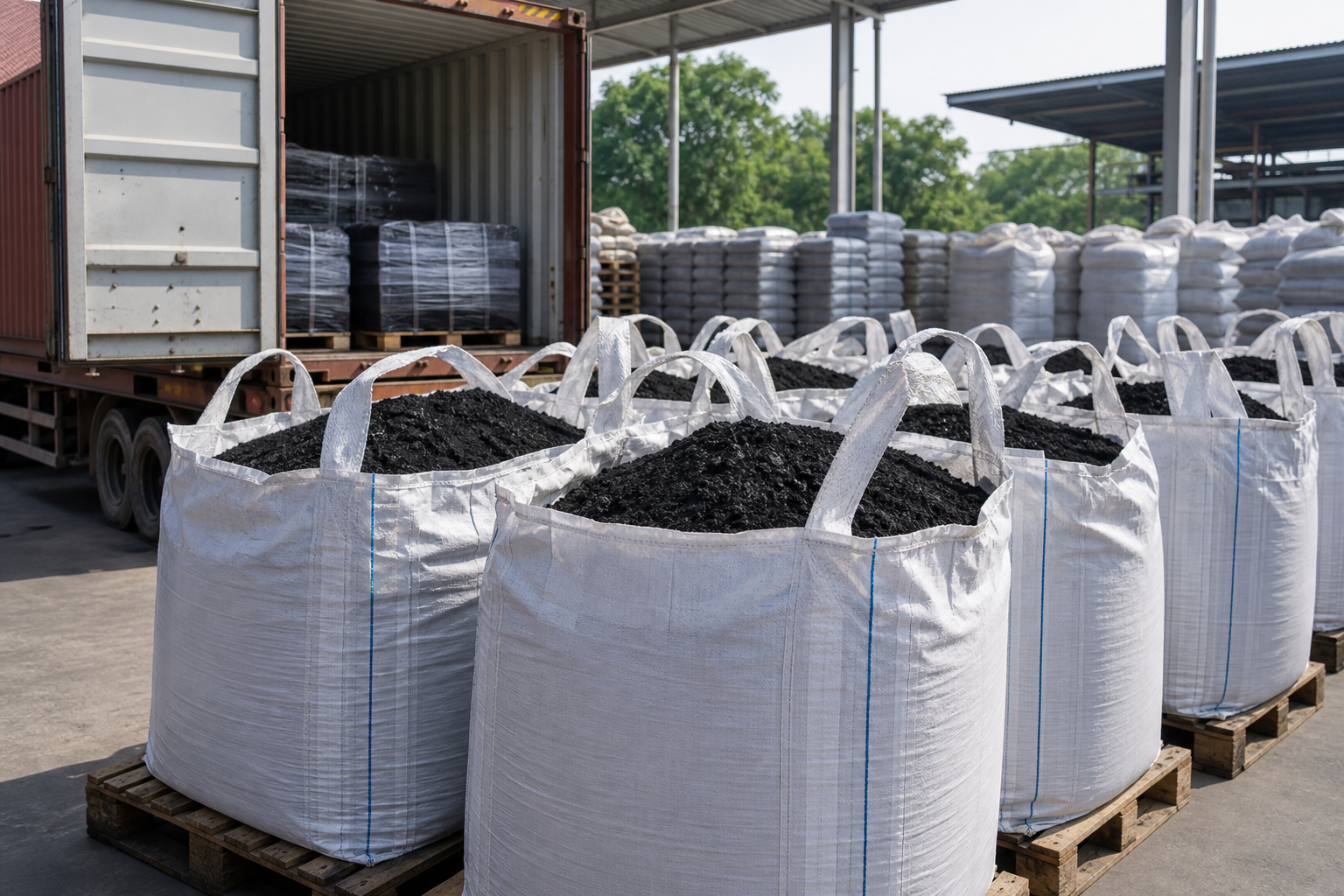 Activated carbon jumbo bag packaging