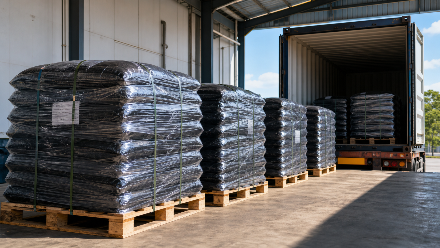 Activated carbon pallet loading plan